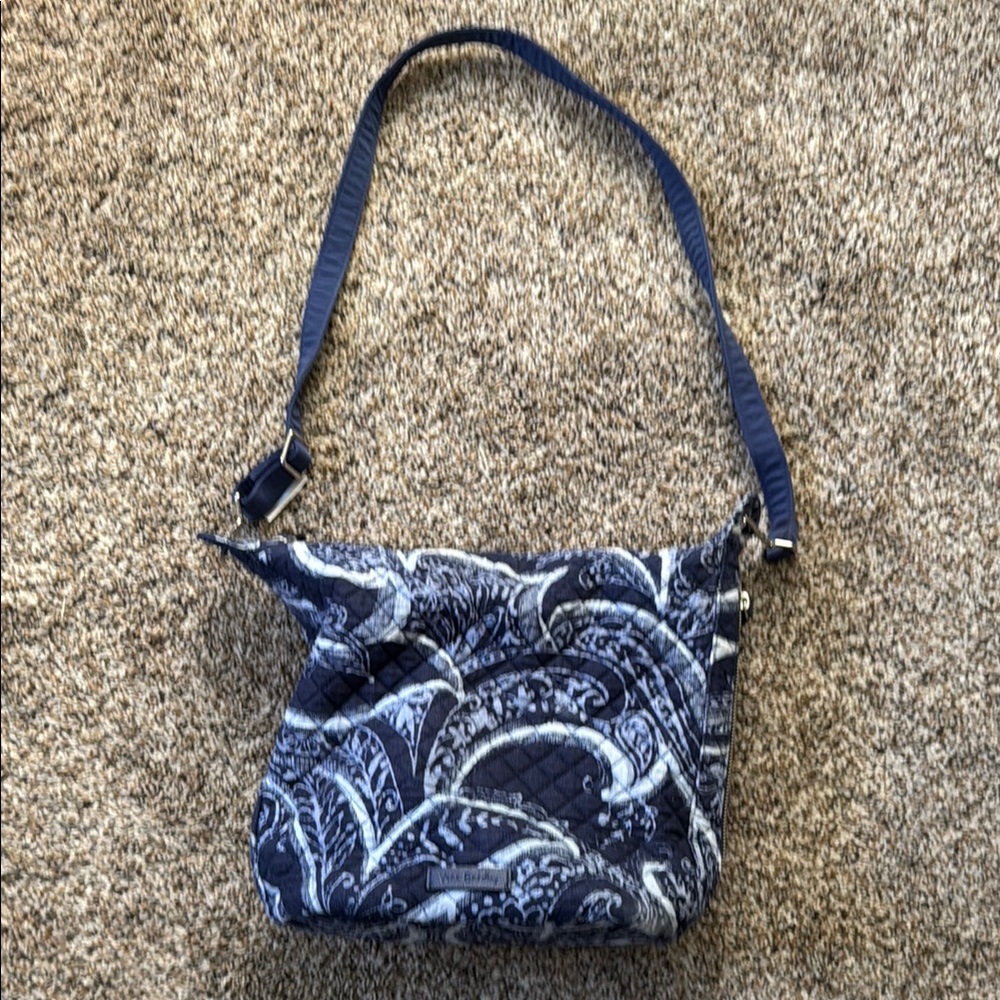 Vera Bradley Blue Paisley Crossbody Bag